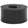 vidaXL Gummikant for sn&oslash;plog svart 200x10x1 cm