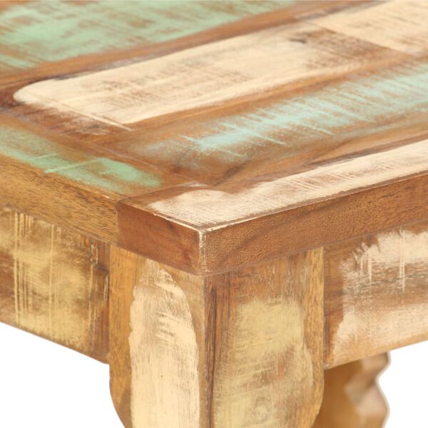 vidaXL Salongbord 40x40x40 cm gjenvunnet heltre