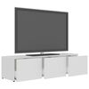 vidaXL TV-benk hvit 120x34x30 cm konstruert tre