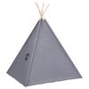 vidaXL Tipi-telt for barn med pose ferskenhud gr&aring; 120x120x150 cm