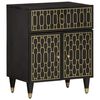 vidaXL Nattbord 50x33x60 cm heltre mango