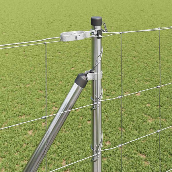 vidaXL Gjerdep&aring;le Galvanisert 25 x 1,6 m St&aring;l