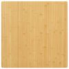 vidaXL Bordplate 80x80x2,5 cm bambus