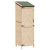 vidaXL Hagehus Naturlig 59,5 x 56 x 176,5 cm Massiv Furu Tre