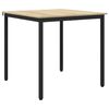 vidaXL Spisebord 80 x 80 x 75 cm Konstruert tre Sonoma eik Torget