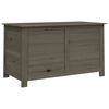 vidaXL Utend&oslash;rs putekasse antrasitt 100x50x56 cm heltre gran