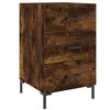 vidaXL Nattbord r&oslash;kt eik 40x40x66 cm konstruert tre