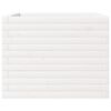 vidaXL Plantekasse hvit 60x60x46 cm heltre furu