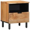 vidaXL Nattbord 40x33x46 cm heltre akasie