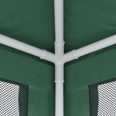 vidaXL Festtelt med 4 sidevegger av netting grønn 3x3 m HDPE