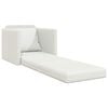 vidaXL Sammenleggbar Sofa seng Hvit 74 x 77 x 81 cm PVC