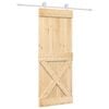 vidaXL Skyved&oslash;r 80 x 210 cm Massiv Furu Tre (Ubehandlet)