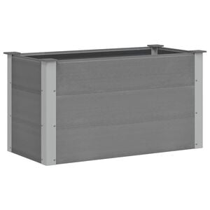 vidaXL H&oslash;ybed WPC 100x50x54 cm gr&aring;