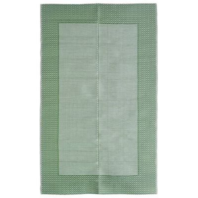 vidaXL Uteteppe grønn 160x230 cm PP