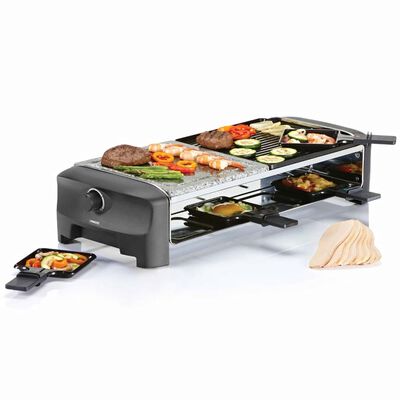 Princess Raclettegrill med 8 panner stein 1300 W 162820