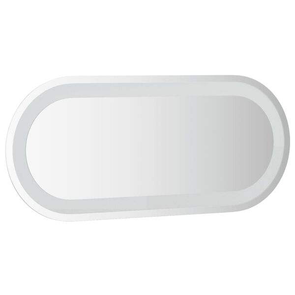 vidaXL LED-baderomsspeil 70x30 cm oval