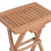 vidaXL Foldbare barkrakker 2 stk heltre teak