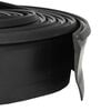 vidaXL Garasje D&oslash;r Tetning Svart 52 x 2 mm 5,5 m PVC