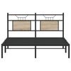 vidaXL Sengeramme uten madrass sonoma eik 140x190 cm konstruert tre