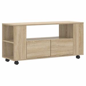 vidaXL TV-benk sonoma eik 102x34,5x43 cm konstruert tre
