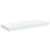 vidaXL Flytende vegghyller 2 stk h&oslash;yglans hvit 60x23,5x3,8 cm MDF