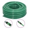 vidaXL Hageslange med monteringssett gr&oslash;nn 0,75" 10 m PVC