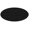 vidaXL Salongbord svart 80x40x35 cm heltre furu