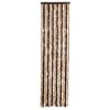 vidaXL Insektgardin lysebrun og beige 56x200 cm chenille