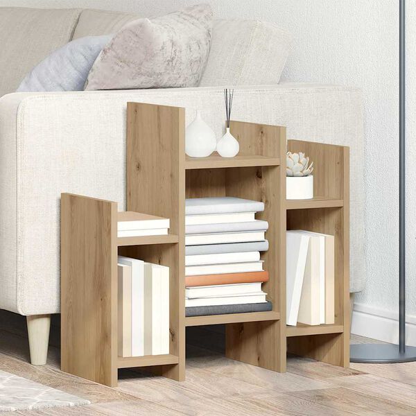 vidaXL Sideskap Artisan Eik 60 x 26 x 60 cm Konstruert tre