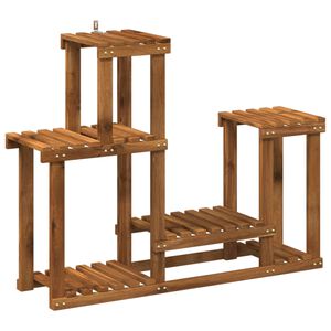 vidaXL Planteholder Naturlig 90 x 25 x 73 cm Solid akasietre