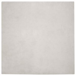 vidaXL Kunstpels Kanin Teppe Olite Beige 120 x 120 cm Polyester