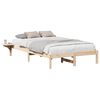 vidaXL Sengestamme Naturlig 120 x 200 cm Massiv furu