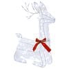 vidaXL 3D-julereinsdyr LOVIISA 140 LED-lys Kaldhvit 55 x 22 x 63 cm