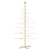 vidaXL Juletre av tre til pynt 150 cm heltre furu