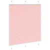 vidaXL pliss&eacute;gardin Rosa 120x150 cm Stoff Bredde 119,4 cm Polyester