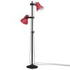 vidaXL Vegglampe 25 W m&oslash;rker&oslash;d 25x25x90/140 cm E27