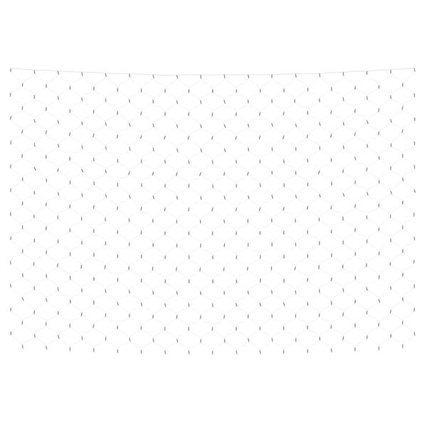 vidaXL Julenettlys varmhvit 3x3 m 306 lysdioder innendørs og utendørs