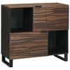 vidaXL Sideboard Brun 80 x 33 x 75 cm heltre mango