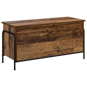 vidaXL Lagringsboks Gammelt tre 80 x 40 x 49,5 cm Konstruert tre