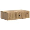 vidaXL Vegghengt Sidebord Artisan eik 59 x 34,5 x 17 cm Konstruert tre
