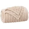 vidaXL Kastteppe Beige 240 x 220 cm Fleece