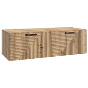 vidaXL Vegghengt TV skap Artisan eik 98 x 41 x 30 cm Konstruert tre