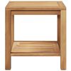 vidaXL Kaffebord Brun 45 x 45 x 45 cm Heltre teak