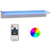 vidaXL Vannfall med RGB LED rustfritt st&aring;l 60 cm