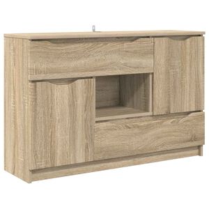 vidaXL Serviesskap Sonoma eik 100 x 30 x 65,6 Konstruert tre