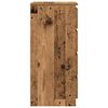 vidaXL Skjenk med skuffer gammelt tre 37,5x35x99 cm konstruert tre