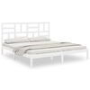 vidaXL Sengeramme hvit heltre200x200 cm