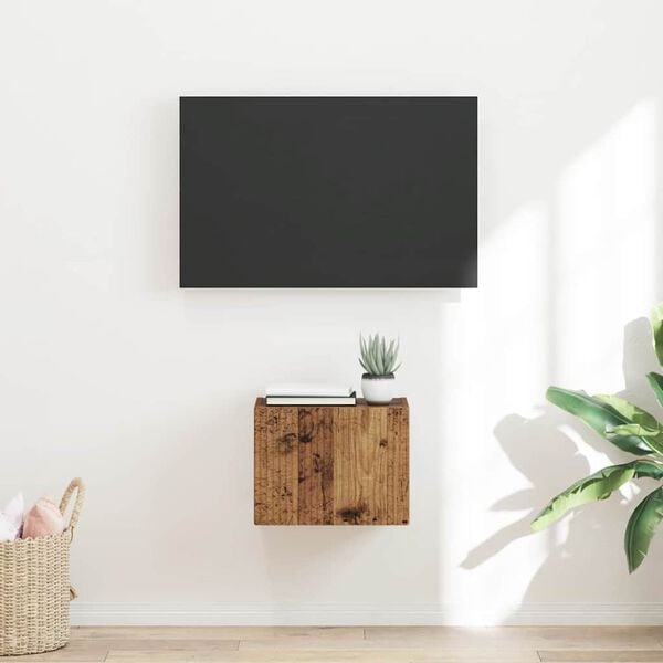 vidaXL TV Veggskap Gamle tre 60 x 31 x 29.5 cm Konstruert tre
