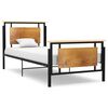 vidaXL Sengeramme metall 90x200 cm