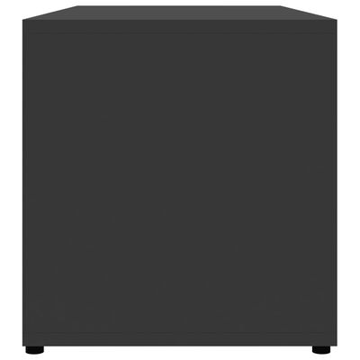 vidaXL TV-benk grå 80x34x36 cm sponplate
